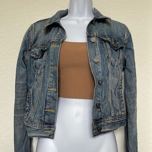 Talula from Aritiza cropped jean jacket